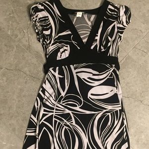 Black and White Dress